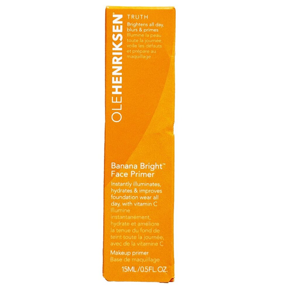 Ole Henriksen Banana Bright Face Primer 0.5 oz Vitamin C Illuminating Makeup NIB